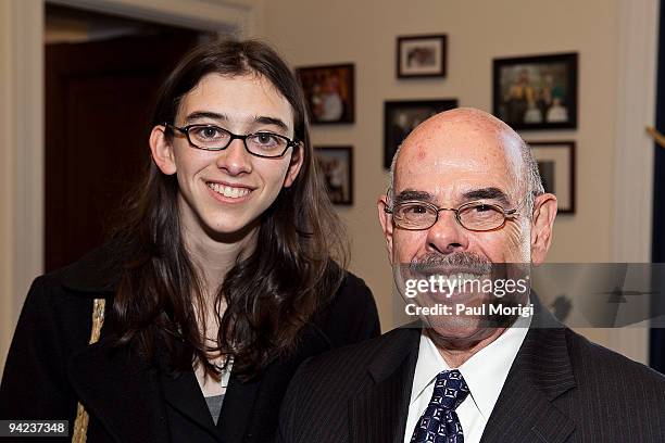 TeenNick Halo Award-honoree Megan Kilroy visits Capitol Hill to meet with Chairman of the House Energy and Commerce Committee Rep. Henry Waxman on...