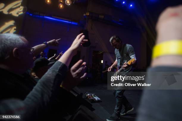 Gavin Rossdale of Bush performs at NeueHouse Hollywood on April 3, 2018 in Los Angeles, California.