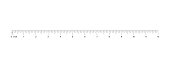 Ruler 12 inch. 12-inch grid with a division to one sixteenth. Measuring tool. Ruler Graduation. Ruler grid 12-inch. Size indicator units.