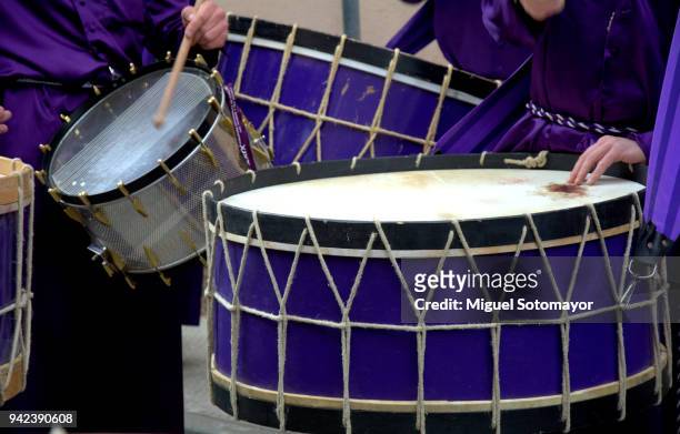 calanda drums - calanda stock pictures, royalty-free photos & images