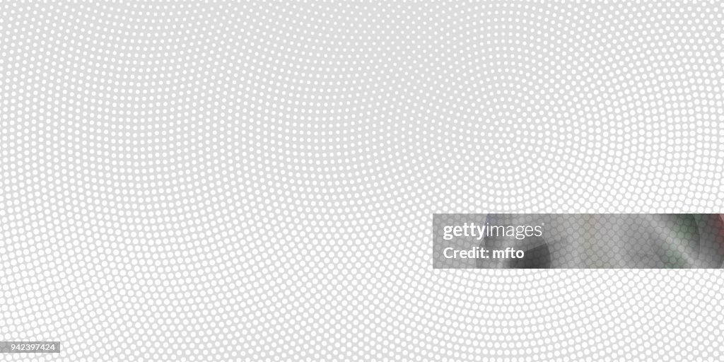 Halftone spotted background