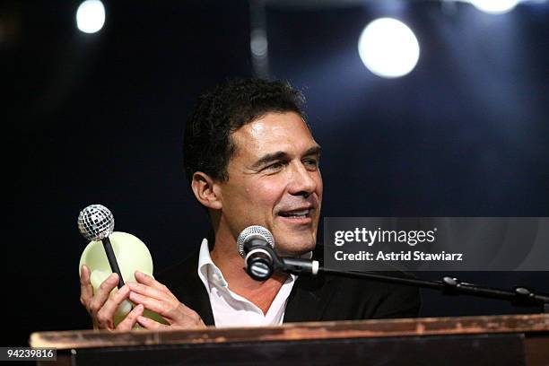 Hotelier Andre Balazs attends the PAPER Magazine 5th Annual Nightlife Awards at M2 Ultra Lounge on December 9, 2009 in New York City.