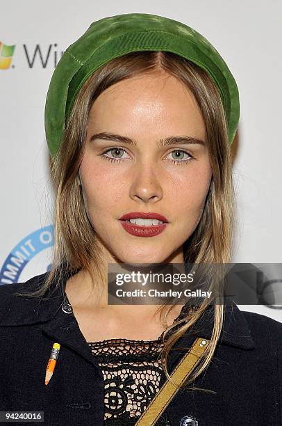 Actress Isabel Lucas attends "Summit on the Summit: Kilimanjaro Pre-Ascent Event" held at Voyeur on December 9, 2009 in West Hollywood, California.