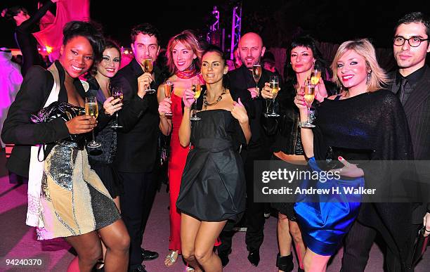 Dancers from the film "Nine" Aicha McKenzie, Amy Bailey, Antonio Fiore, Lavinia Savignoni, Roberta Mastromichele, Massimiliano Belsito, Paola...