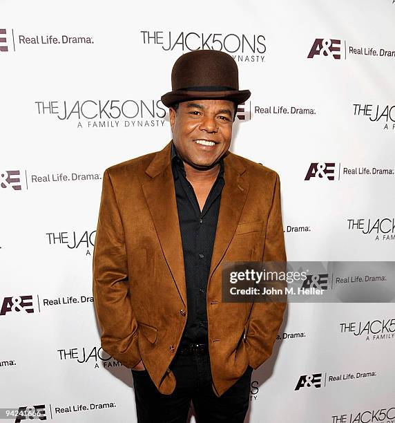 Singer Tito Jackson attends The Jacksons A Family Dynasty launch party presented by A & E at Boulevard3 on December 9, 2009 in Hollywood, California.