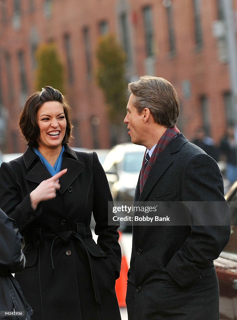 On Location For "Law & Order" - December 9, 2009