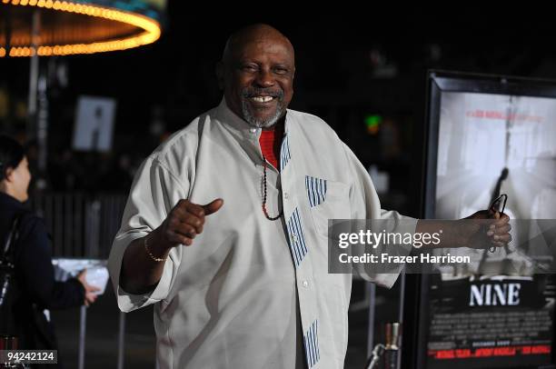 Actor Louis Gossett Jr. Arrives at a special screening of the Weinstein Companies "NINE" At the Mann Village Theater on December 9, 2009 in Westwood,...