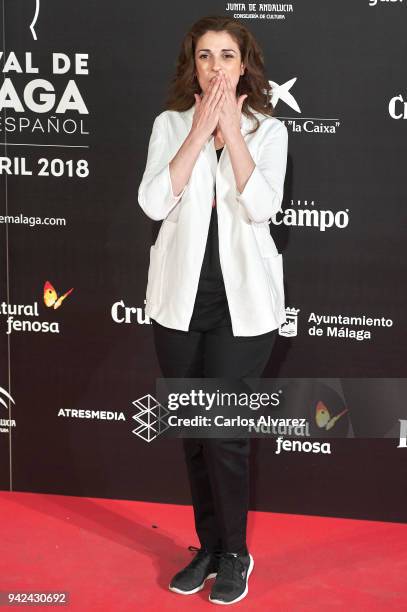 Actress Ruth Gabriel attends the Malaga Film Festival 2018 presentation at Circulo de Bellas Artes on April 5, 2018 in Madrid, Spain.