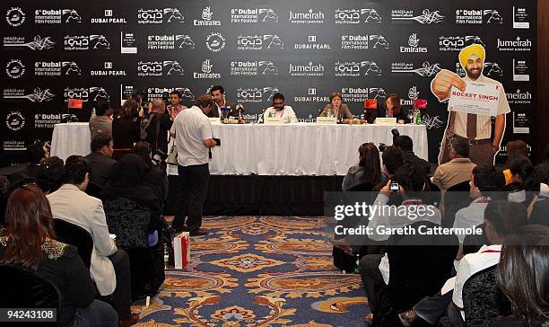 Atmosphere at the "Rocket Singh - Salesman of the Year" press conference during day two of the 6th Annual Dubai International Film Festival held at...