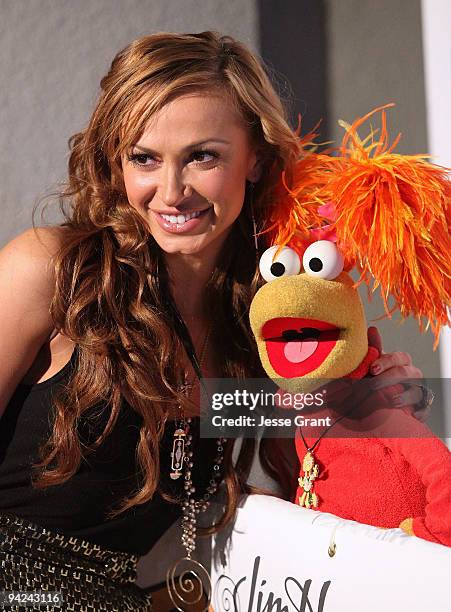 Karina Smirnoff arrives at The Jim Henson Company's "Fraggle Rock" Holiday Toy Drive Benefit at Kitson on Robertson on December 9, 2009 in Beverly...