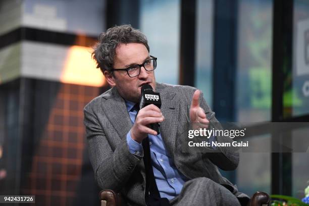 Actor Jason Clarke visits Build Series to discuss "Chappaquiddick" at Build Studio on April 5, 2018 in New York City.