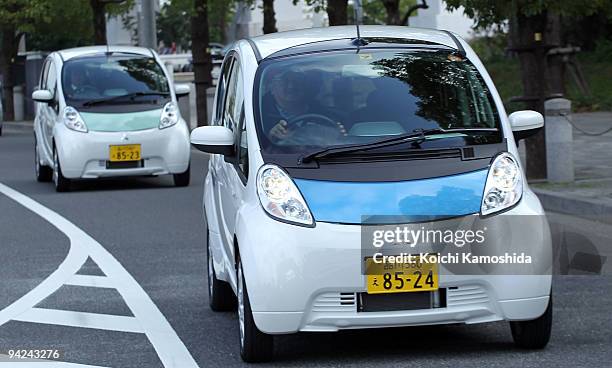 The Mitsubishi Motor Co., display "Miev" during the 11th Eco-Products 2009 - Eco Style Fair at Tokyo Big Sight on December 10, 2009 in Tokyo, Japan....