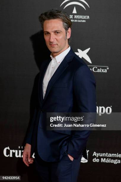 Ernesto Alterio attends Malaga Film Festival 2018 presentation at Circulo de Bellas Artes on April 5, 2018 in Madrid, Spain.