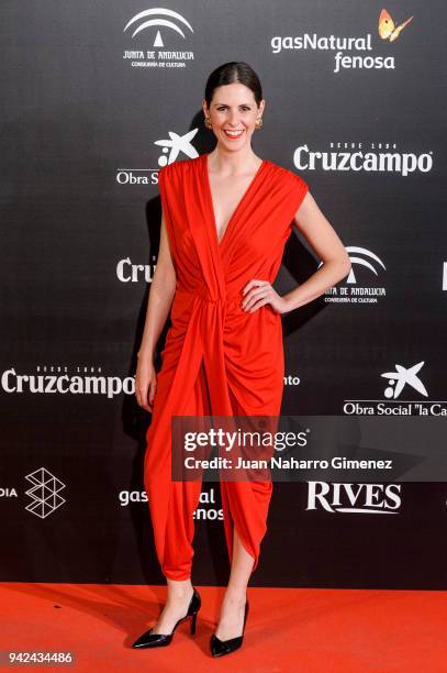 Barbara Santa-Cruz attends Malaga Film Festival 2018 presentation at Circulo de Bellas Artes on April 5, 2018 in Madrid, Spain.