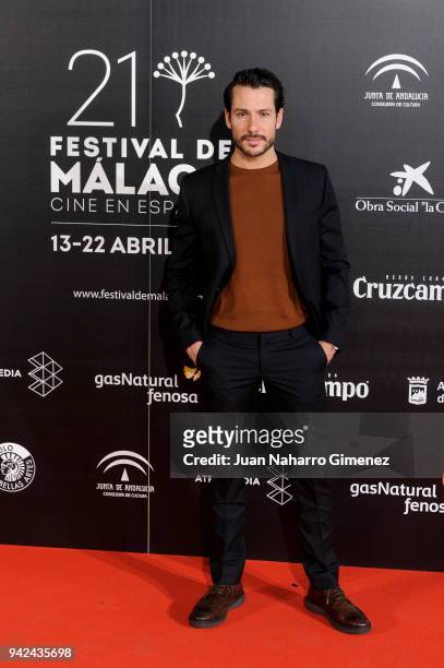Alejandro Albarracin attends Malaga Film Festival 2018 presentation at Circulo de Bellas Artes on April 5, 2018 in Madrid, Spain.