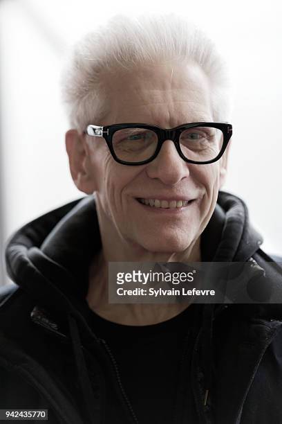 Director David Cronenberg attends 10th Beaune International Thriller Film Festival on April 5, 2018 in Beaune, France.