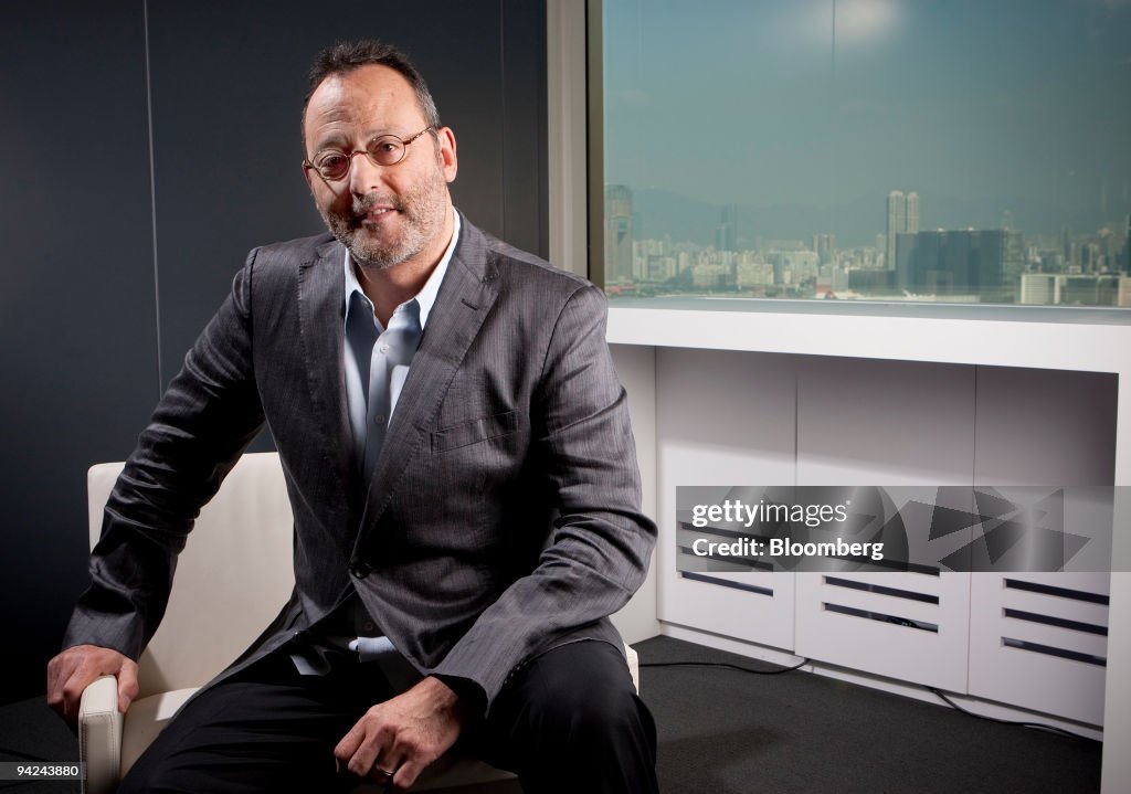 French Actor Jean Reno Sits For A Portrait