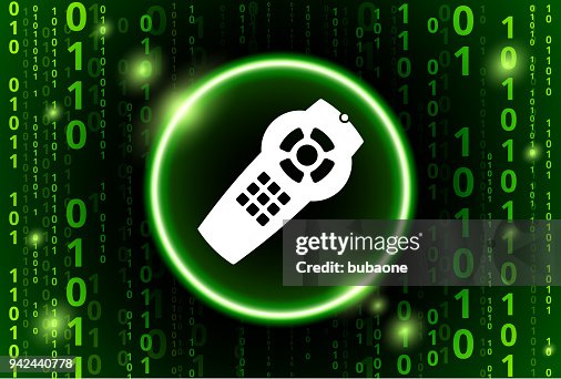 Remote Binary Code Vector Pattern Background Remote Binary Code Vector Pattern Background