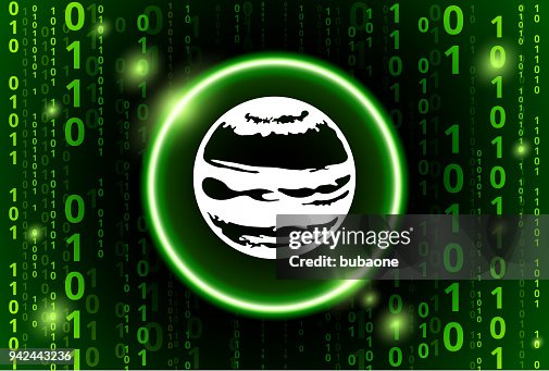 Planet Mars Binary Code Vector Pattern Background Planet Mars Binary Code Vector Pattern Background