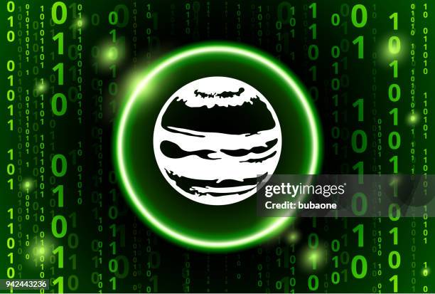 planet mars binary code vector pattern background - mars exploration stock illustrations