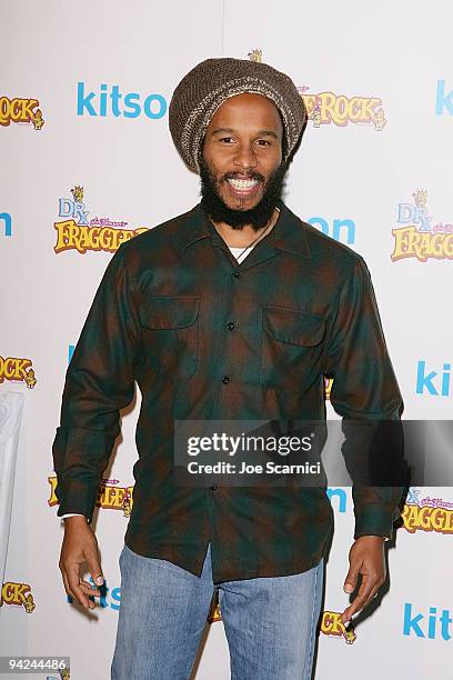 Ziggy Marley arrives at the Jim Henson Company's "Fraggle Rock" Holiday Toy Drive Benefit at Kitson on Robertson on December 9, 2009 in Beverly...