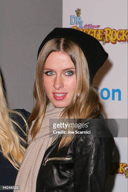 Nicky Hilton arrives at the Jim Henson Company's "Fraggle Rock" Holiday Toy Drive Benefit at Kitson on Robertson on December 9, 2009 in Beverly...