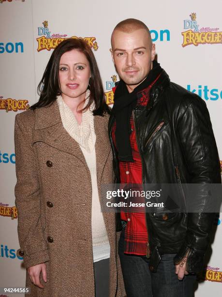 Chandie Yawn-Nelson and Joseph Lawrence arrive at The Jim Henson Company's "Fraggle Rock" Holiday Toy Drive Benefit at Kitson on Robertson on...