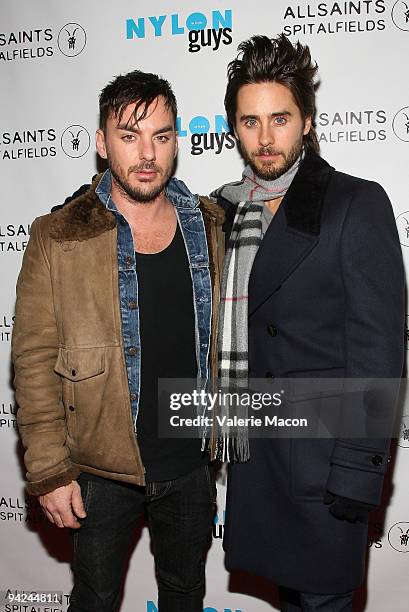 Actors and muscians Shannon Leto and Jared Leto arrive at the Nylon Guys & AllSaints Clothing The December/January Issue of Nylon Guys on December 9,...