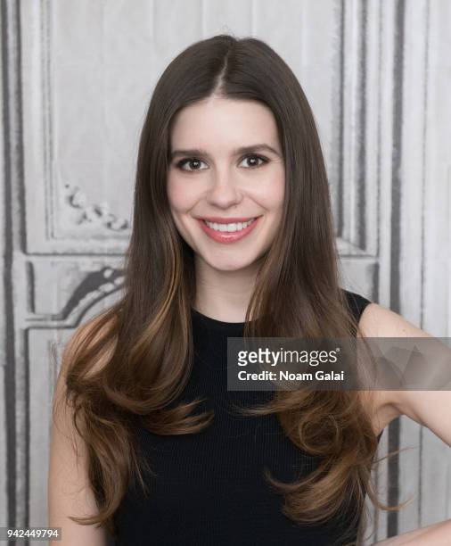 Actress Philippa Coulthard visits Build Series to discuss "Howards End" at Build Studio on April 5, 2018 in New York City.