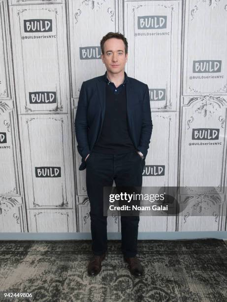 Matthew Macfadyen visits Build Series to discuss "Howards End" at Build Studio on April 5, 2018 in New York City.