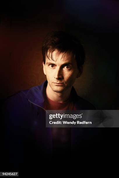 Actor David Tennant, known for role as tenth Dr Who, poses for a portrait session on August 1, 2009 in San Diego, California.