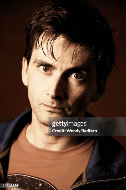 Actor David Tennant, known for role as tenth Dr Who, poses for a portrait session on August 1, 2009 in San Diego, California.