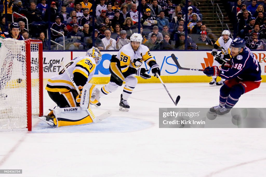 Pittsburgh Penguins v Columbus Blue Jackets