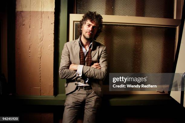 Wayne Coyne of The Flaming Lips poses for a portrait session on August 21, 2009 in Los Angeles, California.