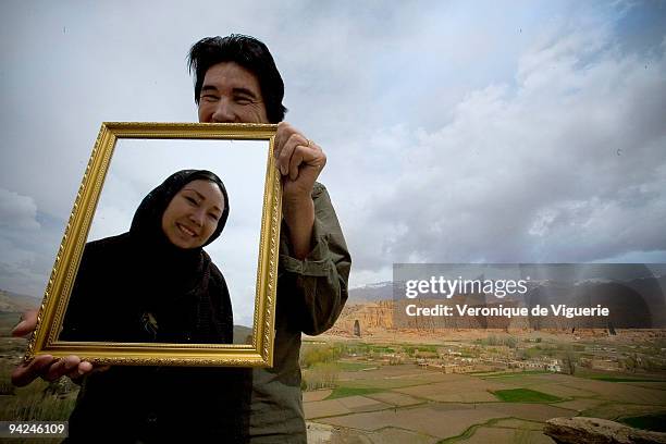 Batool Mohammadi and her husband Mahdy Mehraeen are both Shia Hazara Muslims who are opposed to Shia law, and are seen here posing with the Bamiyan...