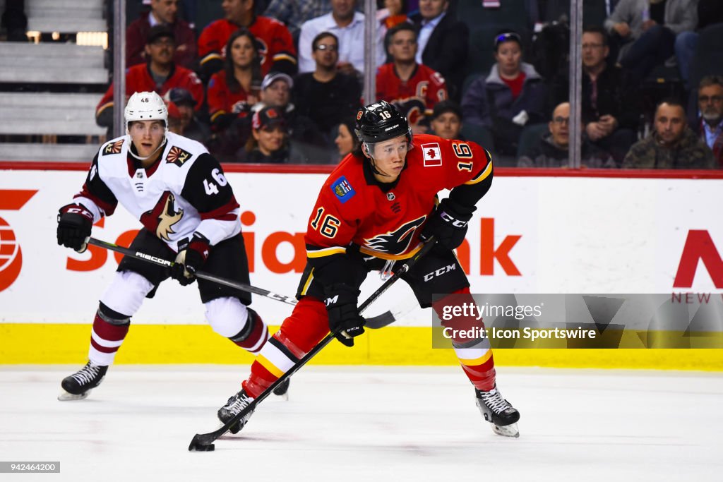 NHL: APR 03 Coyotes at Flames