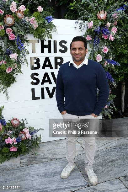 Ravi Patel attends This Bar Saves Lives Press Launch Party at Ysabel on April 5, 2018 in West Hollywood, California.