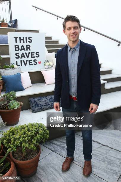 Ryan Devlin attends This Bar Saves Lives Press Launch Party at Ysabel on April 5, 2018 in West Hollywood, California.