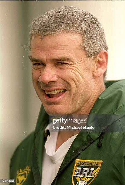 Portrait of Australia coach Chris Anderson during a Australia training session before the Rugby League World Cup held in Leeds, England. \ Mandatory...