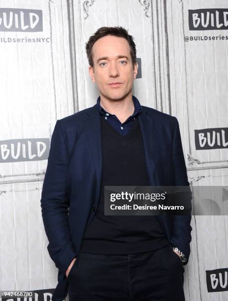 Actor Matthew Macfadyen visits Build Series to discuss 'Howards End' at Build Studio on April 5, 2018 in New York City.