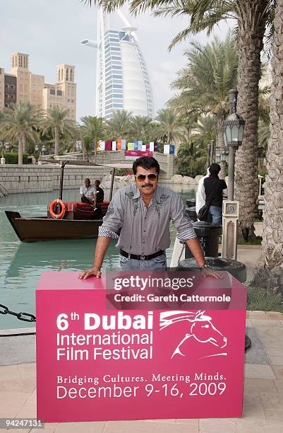 Actor Mammootty attends the "Kutty Srank" photocall during day two of the 6th Annual Dubai International Film Festival held at the Madinat Jumeriah...