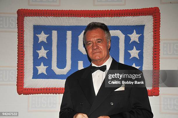 Tony Sirico attends the USO 48th annual Armed Forces Gala & Gold Medal dinner at Cipriani 42nd Street on December 9, 2009 in New York City.