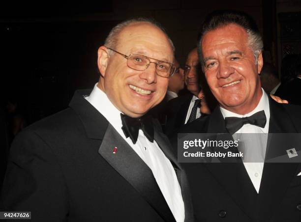 Chairman of the Board USO of Metropolitan New York, Stephen J. Scheffer and Tony Sirico attends the USO 48th annual Armed Forces Gala & Gold Medal...