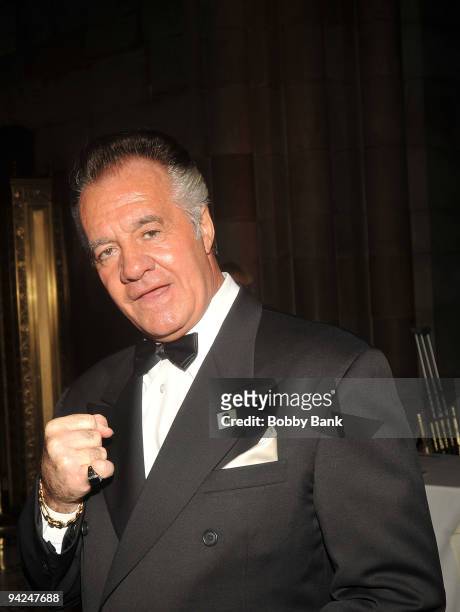 Tony Sirico attends the USO 48th annual Armed Forces Gala & Gold Medal dinner at Cipriani 42nd Street on December 9, 2009 in New York City.