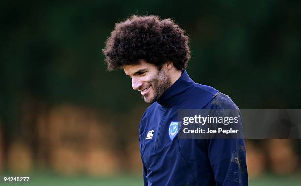 David James during a Portsmouth FC training session at their Eastleigh training ground on December 10, 2009 in Eastleigh, England.