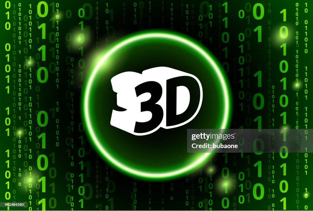 3d Binary Code Vector Pattern Background High-Res Vector Graphic ...