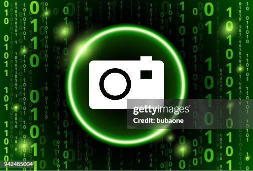 Digital Camera Binary Code Vector Pattern Background Digital Camera Binary Code Vector Pattern Background