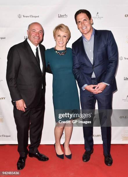 Kevin O'Leary, Barbara Corcoran and Mark Cuban attend Shark Tank's Kevin O'Leary launches symposium celebrating global entrepreneurship at Casa Loma...