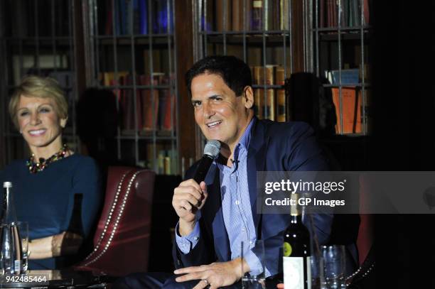 Mark Cuban attends Shark Tank's Kevin O'Leary launches symposium celebrating global entrepreneurship at Casa Loma on April 5, 2018 in Toronto, Canada.