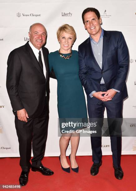 Kevin O'Leary, Barbara Corcoran and Mark Cuban attend Shark Tank's Kevin O'Leary launches symposium celebrating global entrepreneurship at Casa Loma...